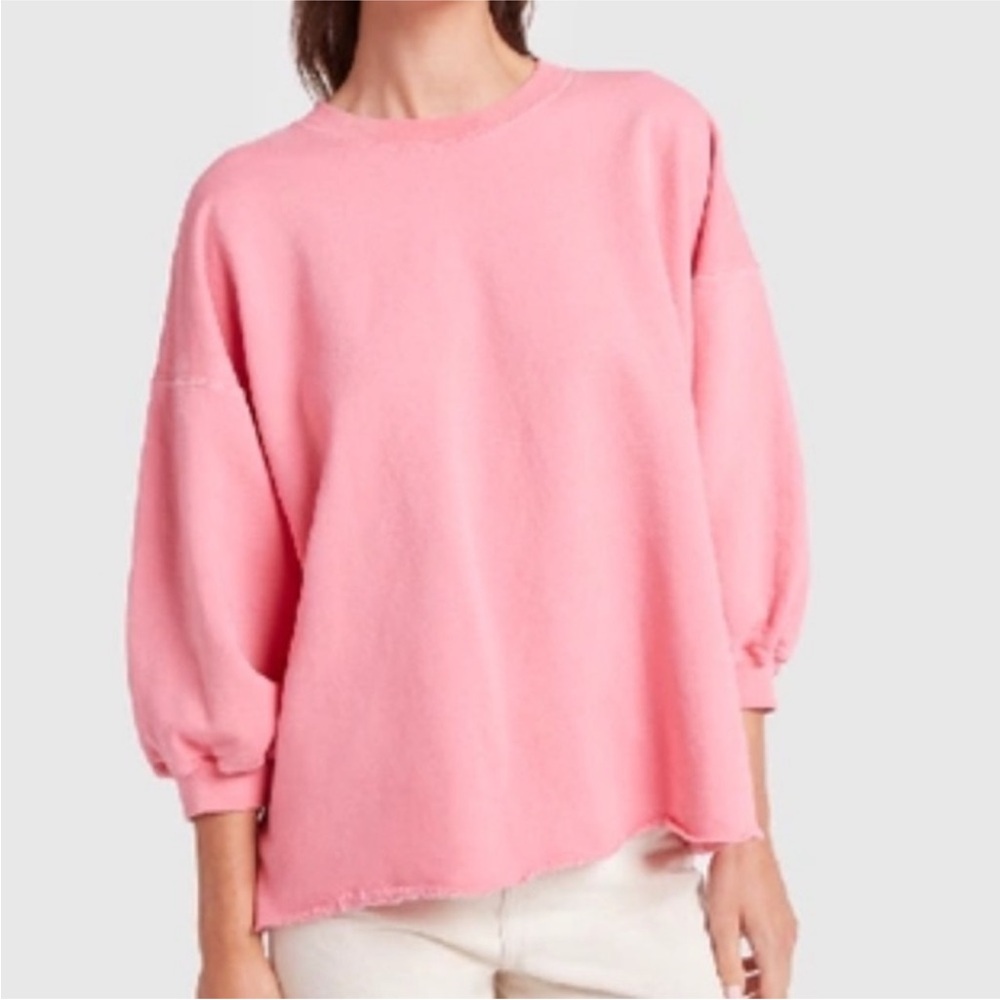 Rachel Comey Fond Sweatshirt in Bubblegum Pink Size M/L